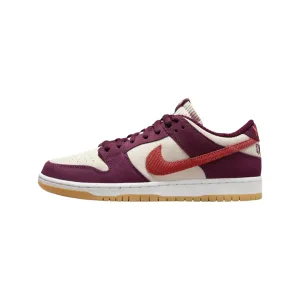 Nike SB Dunk Low QS Skate Like a Girl Dark Beetroot Light Crimson Nike Dunk sneakers with classic silhouette