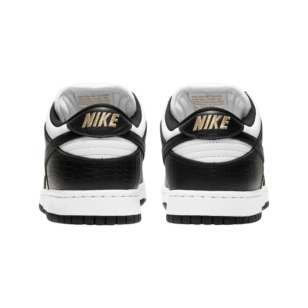 Nike SB Dunk Low Supreme Stars White Black Metallic Gold (2021) Iconic Sneakers