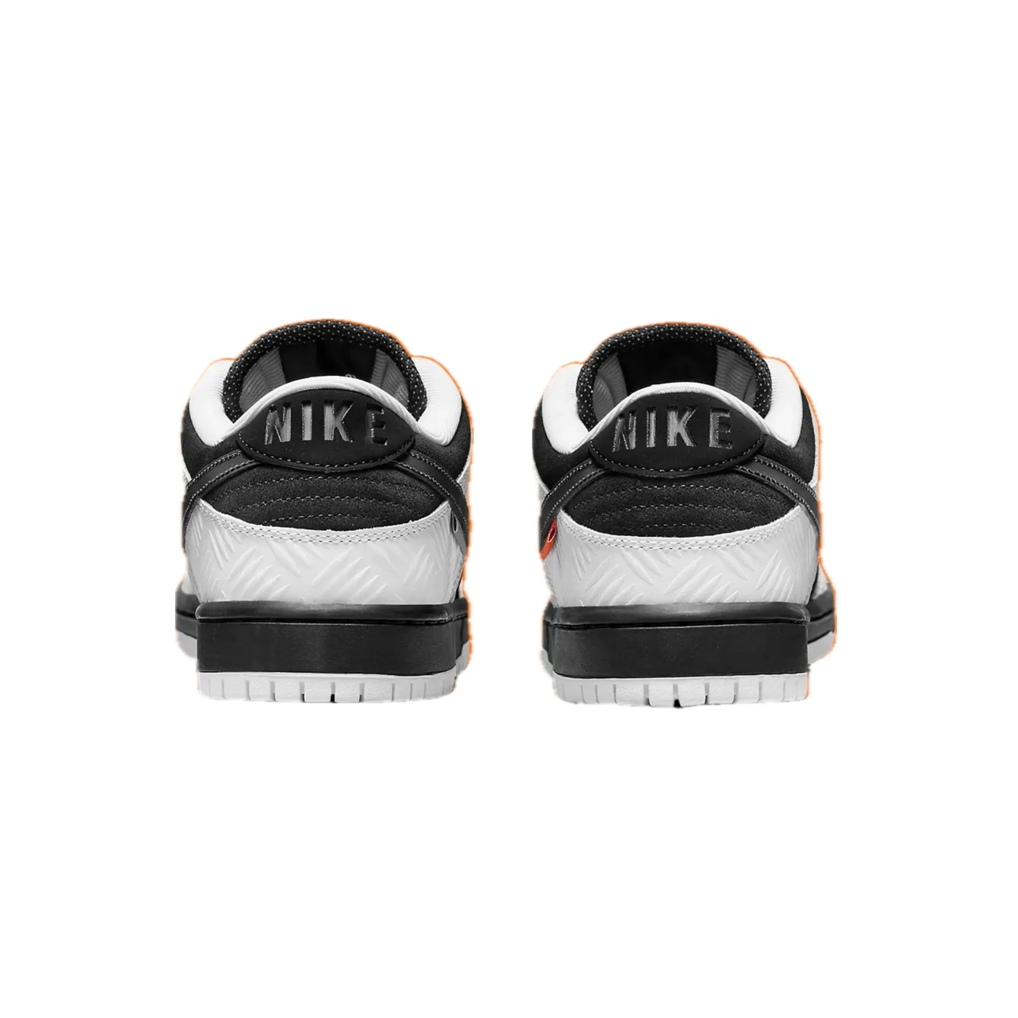 Nike SB Dunk Low Tightbooth White Black Safety Orange Iconic Sneakers