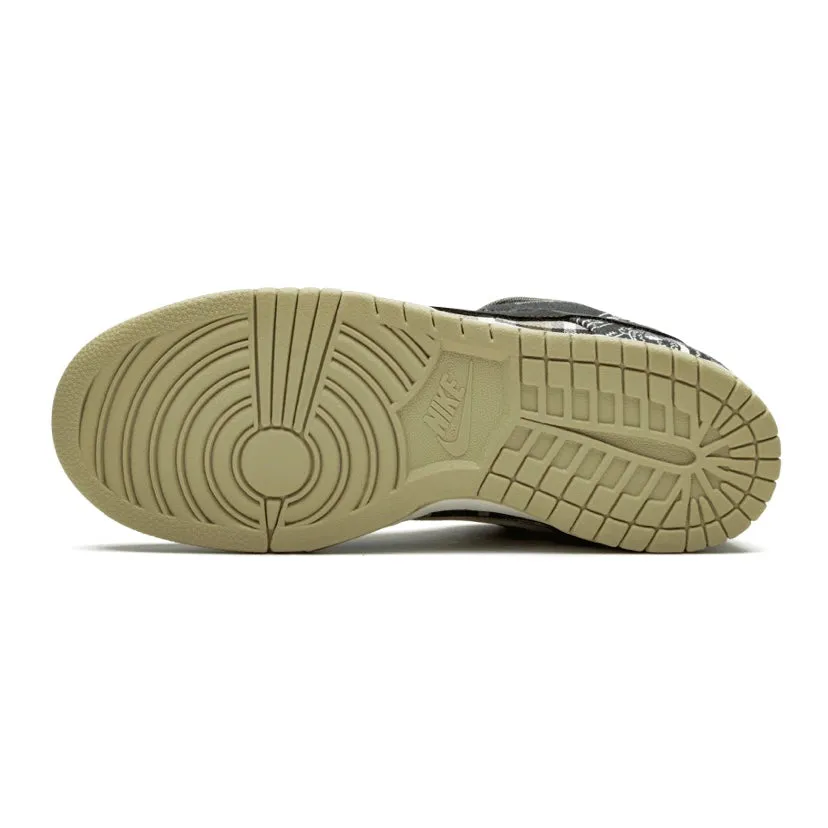 Nike SB Dunk Low Travis Scott 'Paisley' Black Black Parachute Beige Iconic Sneakers