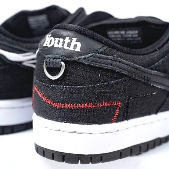 Nike SB Dunk Low Wasted Youth Black White Iconic Sneakers