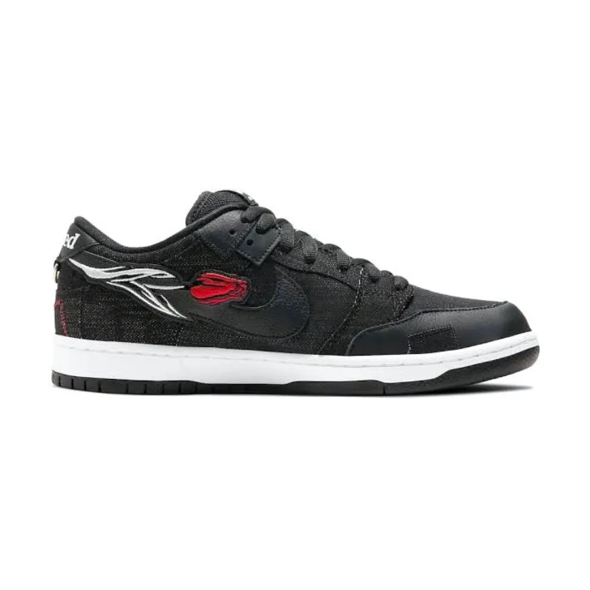 Nike SB Dunk Low Wasted Youth Black White Iconic Sneakers