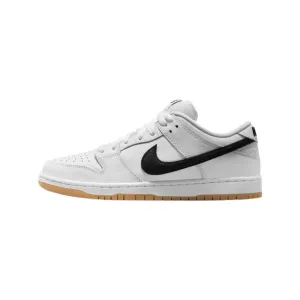 Nike SB Dunk Low White Gum White Black White Gum Light Brown Nike Dunk sneakers with classic silhouette