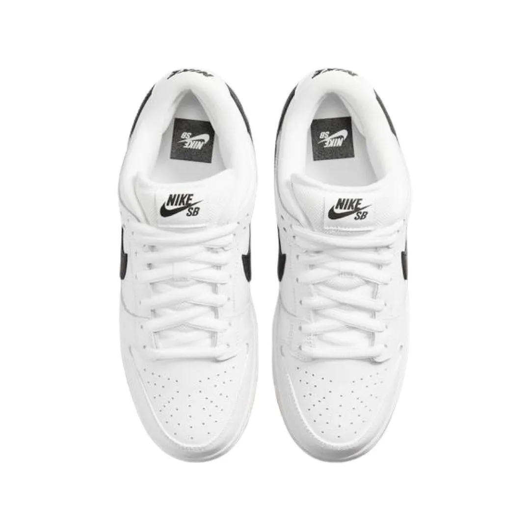 Nike SB Dunk Low White Gum White Black White Gum Light Brown Iconic Sneakers