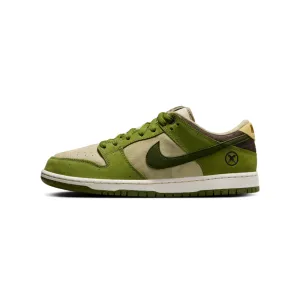 Nike SB Dunk Low Yuto Horigome Matcha Asparagus Legion Green Light Khaki Dark Loden Sesame Burnt Sienna Nike Dunk sneakers with classic silhouette