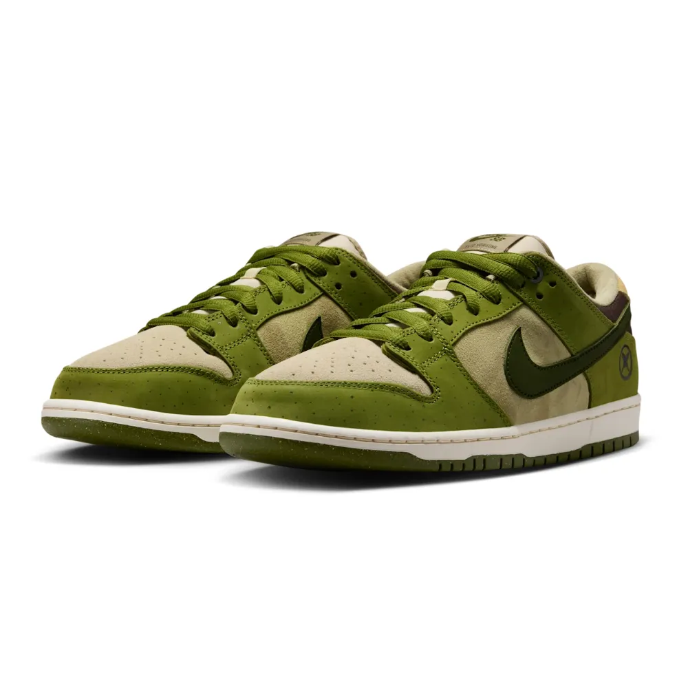 Nike SB Dunk Low Yuto Horigome Matcha Asparagus Legion Green Light Khaki Dark Loden Sesame Burnt Sienna Iconic Sneakers
