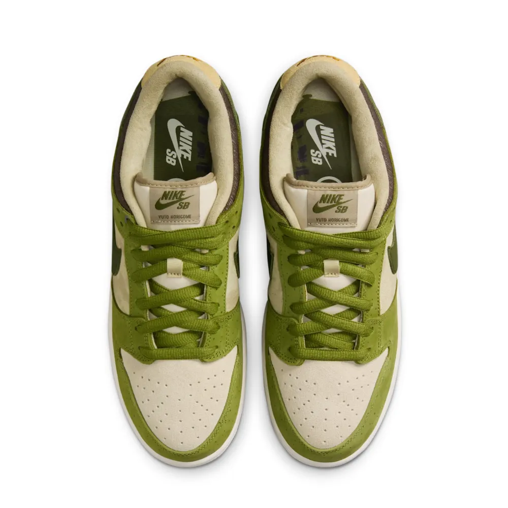 Nike SB Dunk Low Yuto Horigome Matcha Asparagus Legion Green Light Khaki Dark Loden Sesame Burnt Sienna Iconic Sneakers