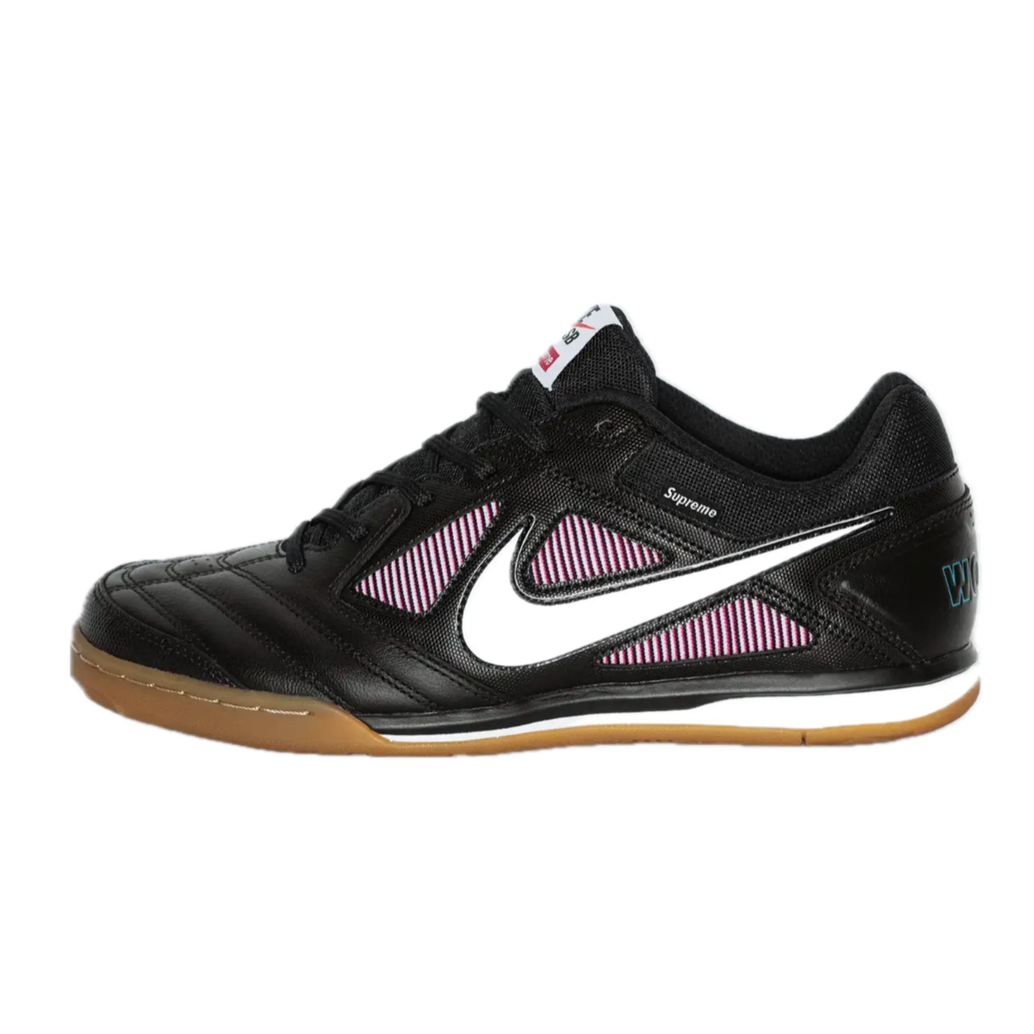 Nike SB Gato Supreme Black White Spirit Teal Gum Light Brown Iconic Sneakers