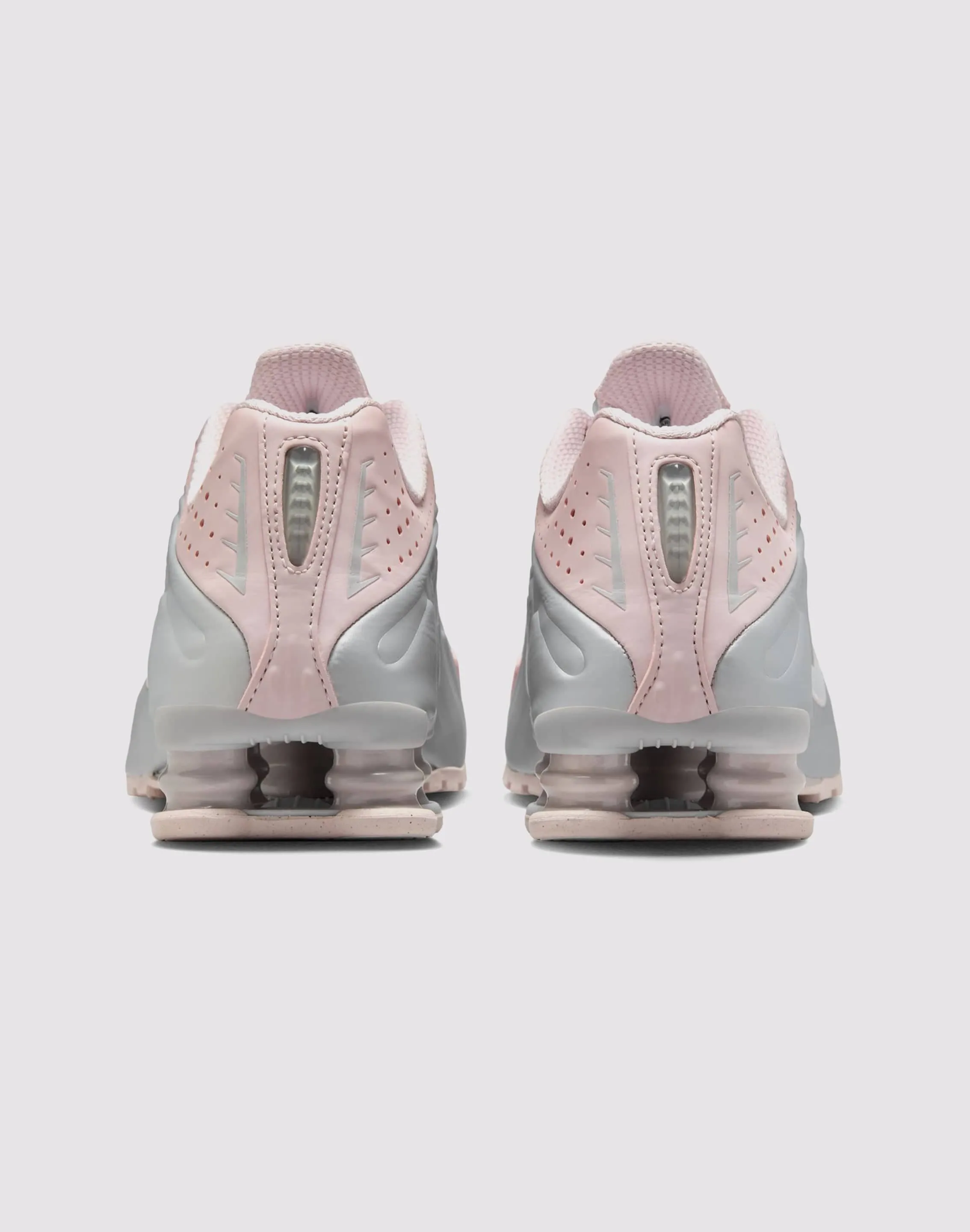 Nike Shox R4 "Barely Rose/Mtlc Platinum" Speed Sneakers