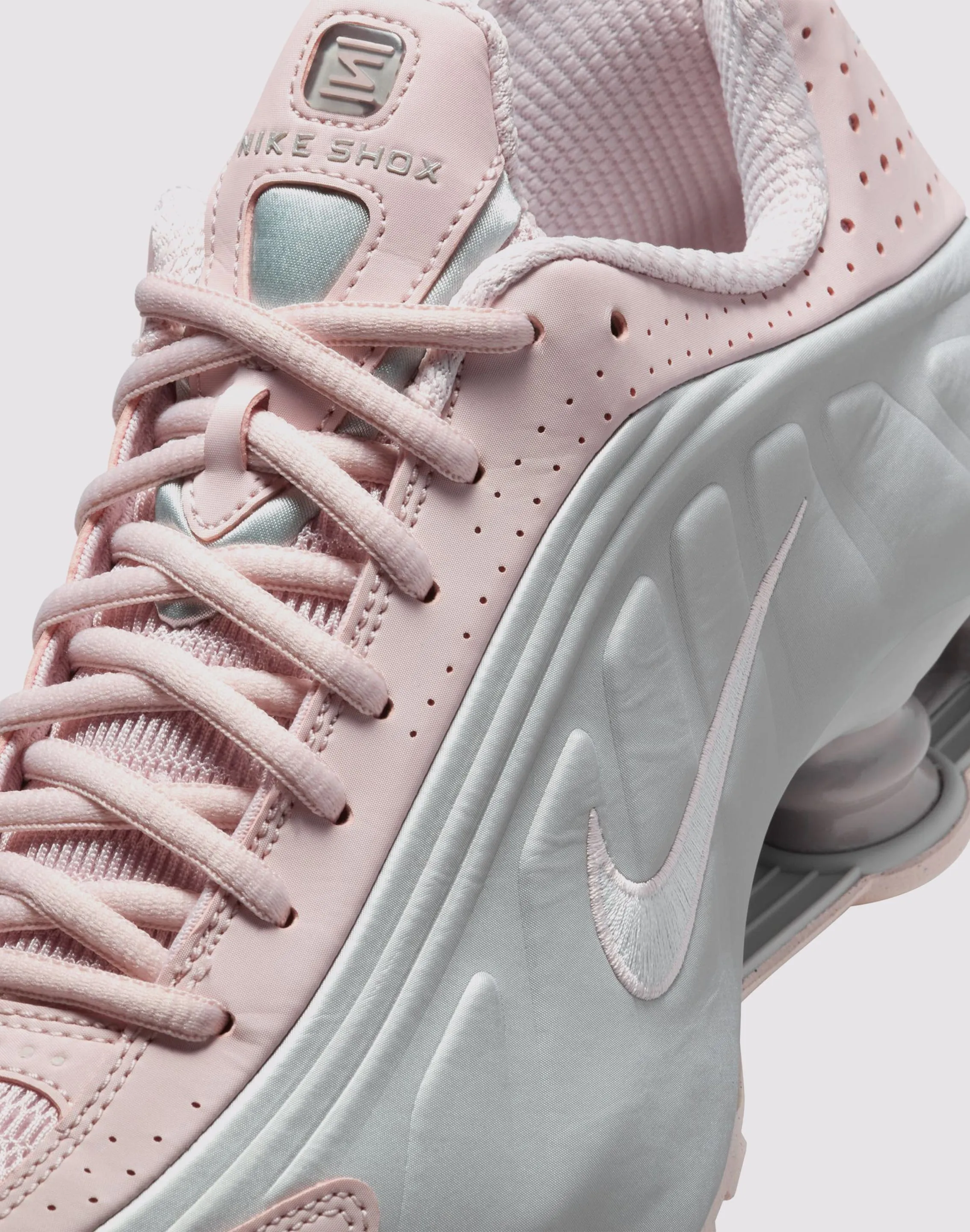 Nike Shox R4 "Barely Rose/Mtlc Platinum" Speed Sneakers