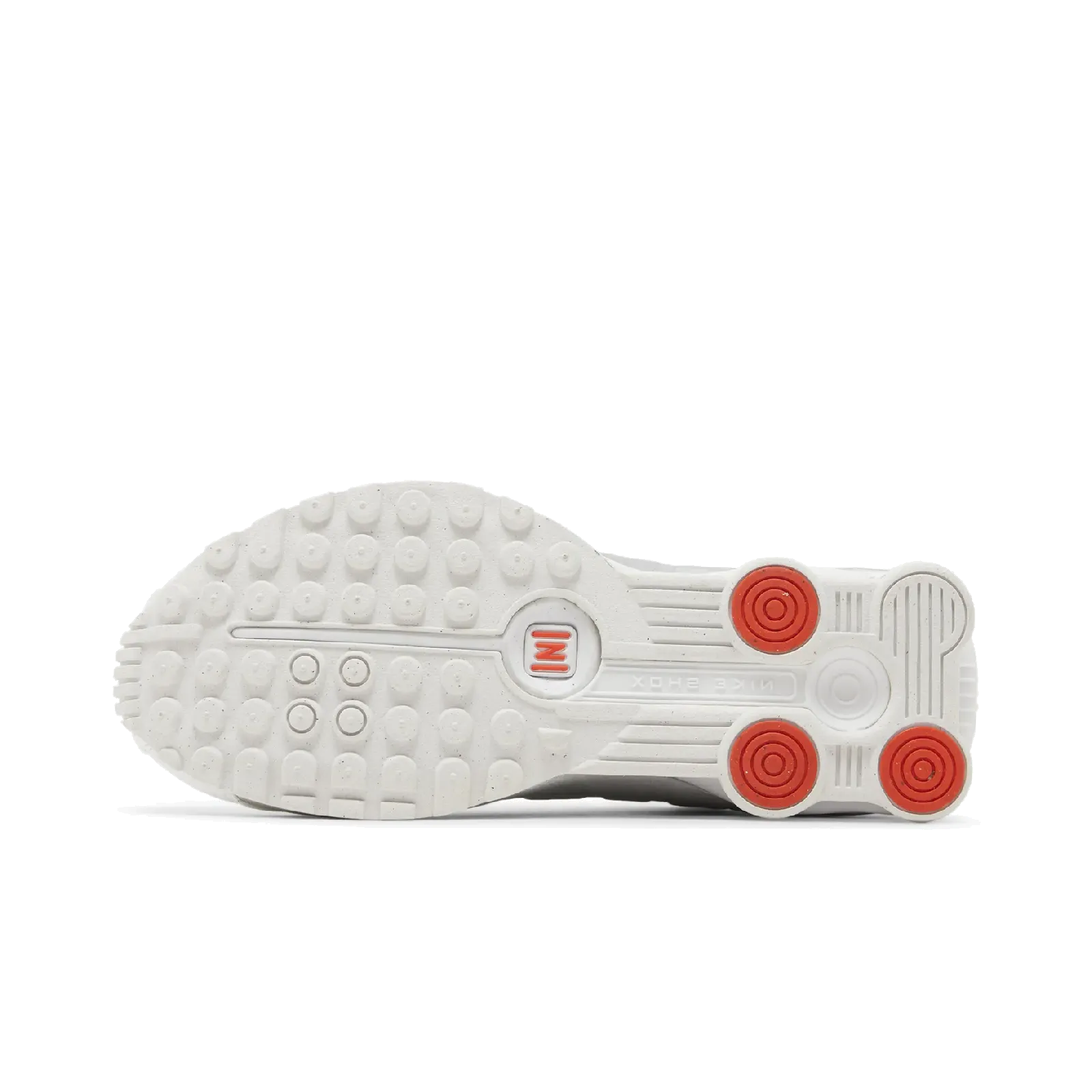 Nike Shox R4 White Metallic Silver (Women's) Nike Timeless Athletic Sneakers