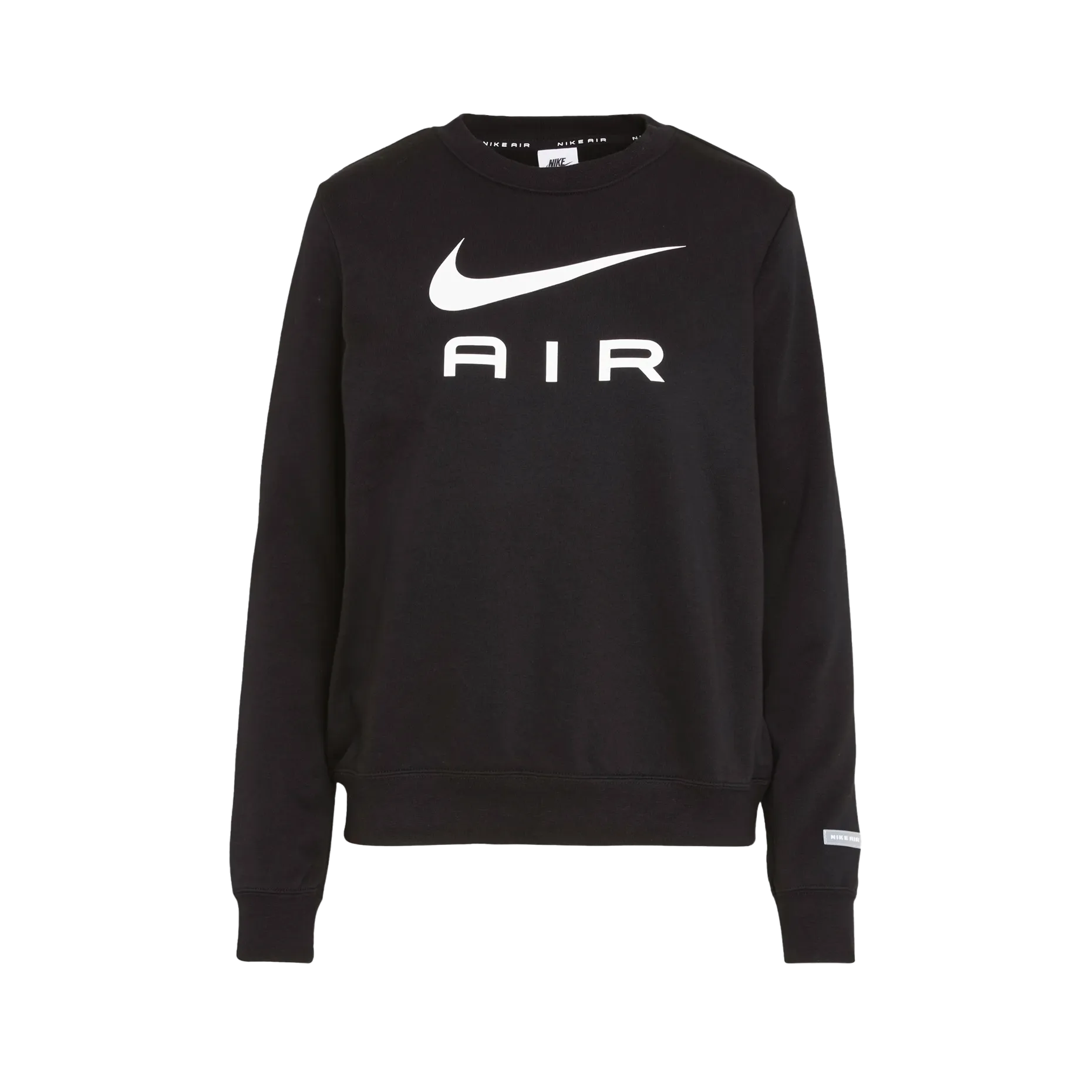 Nike Sportswear Air French Terry Crew Black Nike popular styles with traction soles