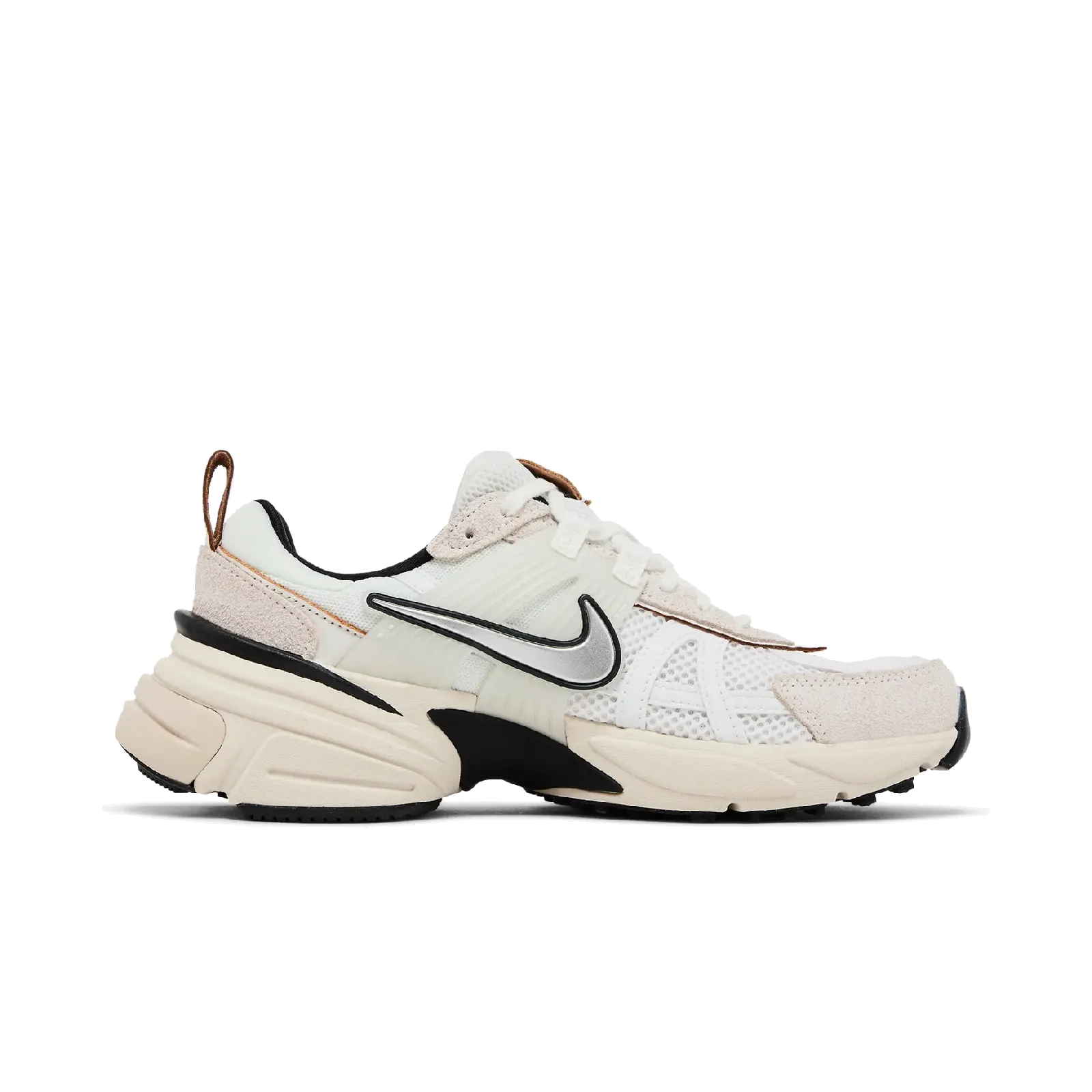 Nike V2K Run Summit White Light Orewood Brown (Women's) Nike Timeless Athletic Sneakers