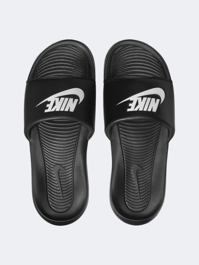 Nike Victori One Men Lifestyle Slippers Black/White Mens Urban Style Comfort Shoes