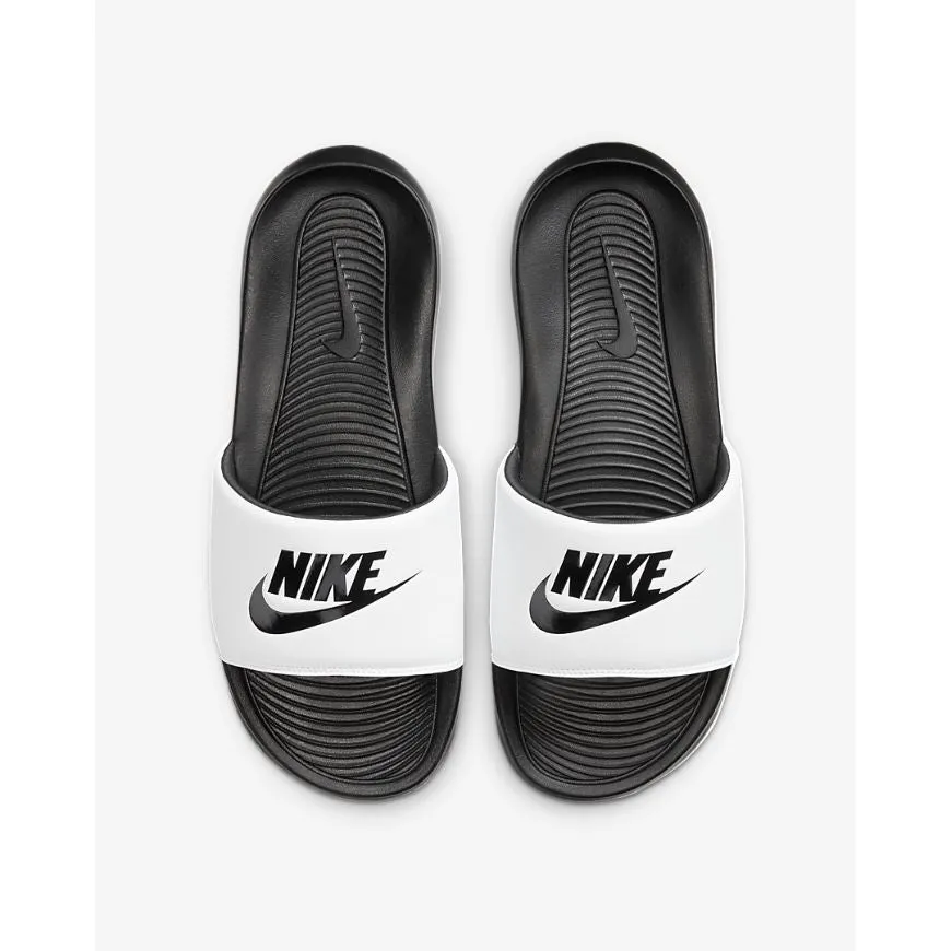 Nike Victori One Men Lifestyle Slippers Black/White Mens Urban Style Comfort Shoes