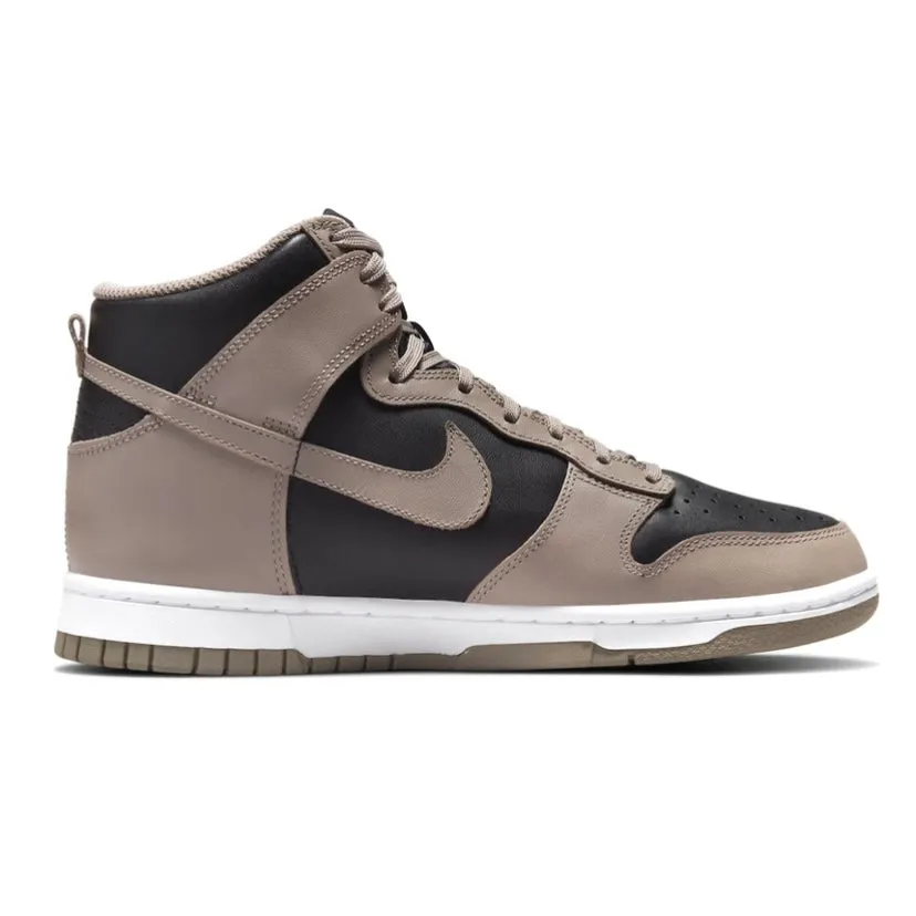 Nike Womens Dunk High Fossil Moon Black Iconic Sneakers