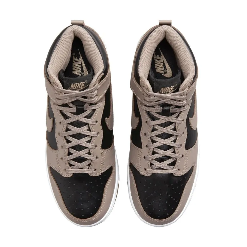 Nike Womens Dunk High Fossil Moon Black Iconic Sneakers