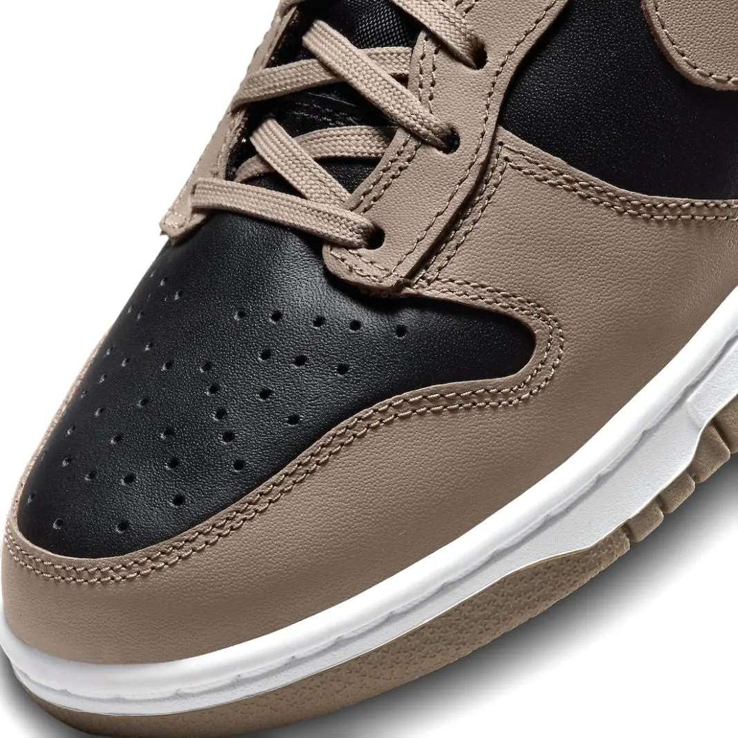 Nike Womens Dunk High Fossil Moon Black Iconic Sneakers