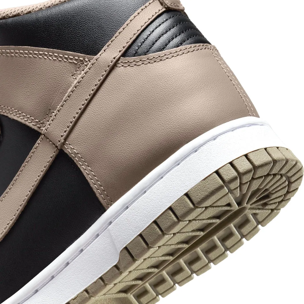 Nike Womens Dunk High Fossil Moon Black Iconic Sneakers