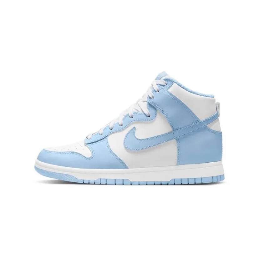 Nike Women's Dunk High White Aluminum Iconic Sneakers