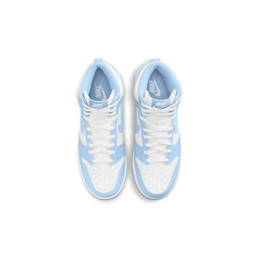 Nike Women's Dunk High White Aluminum Iconic Sneakers