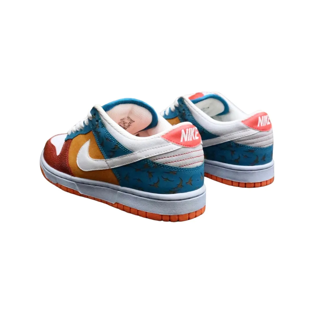 Nike Women's Dunk Low 6.0 2009 Total Orange White 314141-811 Iconic Sneakers