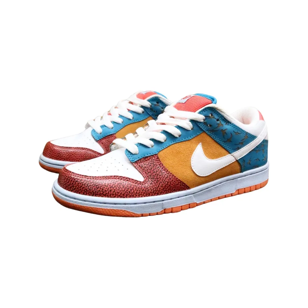 Nike Women's Dunk Low 6.0 2009 Total Orange White 314141-811 Iconic Sneakers