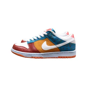 Nike Women's Dunk Low 6.0 2009 Total Orange White 314141-811 Nike Dunk sneakers with classic silhouette
