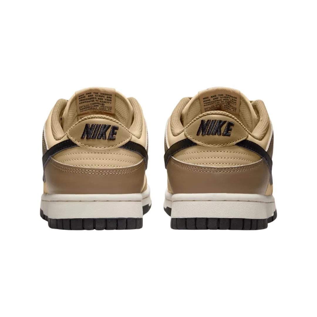 Nike Women's Dunk Low Dark Driftwood Black Sesame Sail Iconic Sneakers