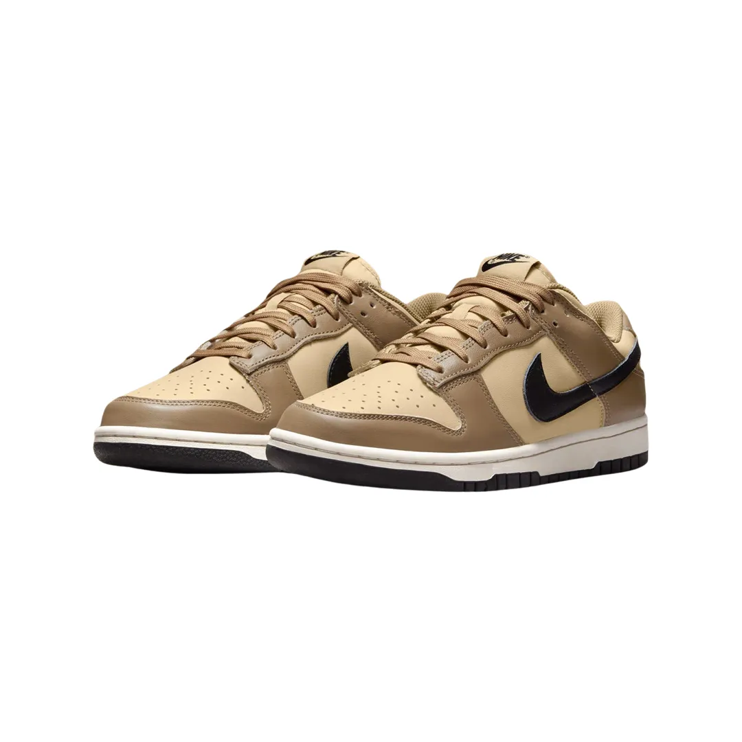 Nike Women's Dunk Low Dark Driftwood Black Sesame Sail Iconic Sneakers