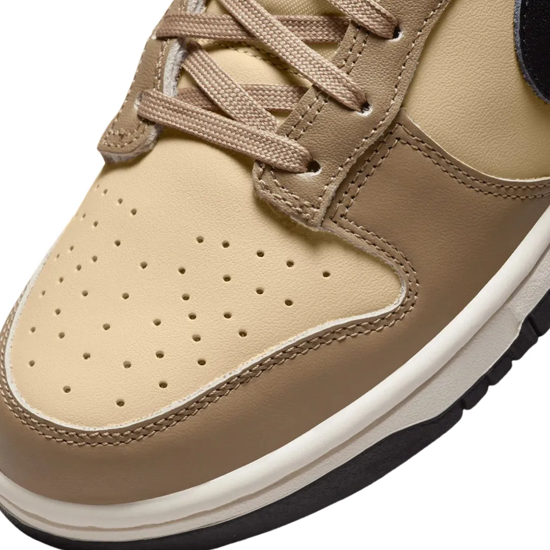 Nike Women's Dunk Low Dark Driftwood Black Sesame Sail Iconic Sneakers