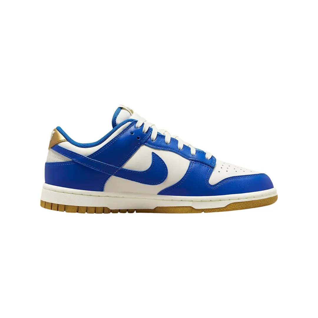 Nike Women's Dunk Low Dark Kansas City Sail Blue White Iconic Sneakers
