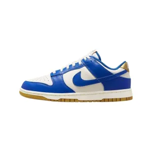 Nike Women's Dunk Low Dark Kansas City Sail Blue White Nike Dunk sneakers with classic silhouette