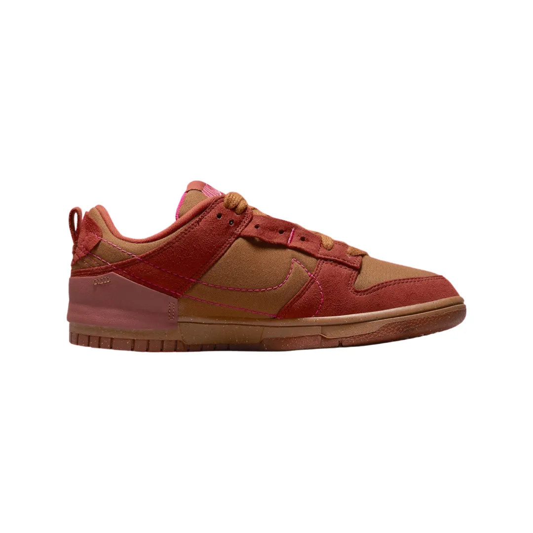 Nike Women's Dunk Low Disrupt 2 Desert Bronze Iconic Sneakers