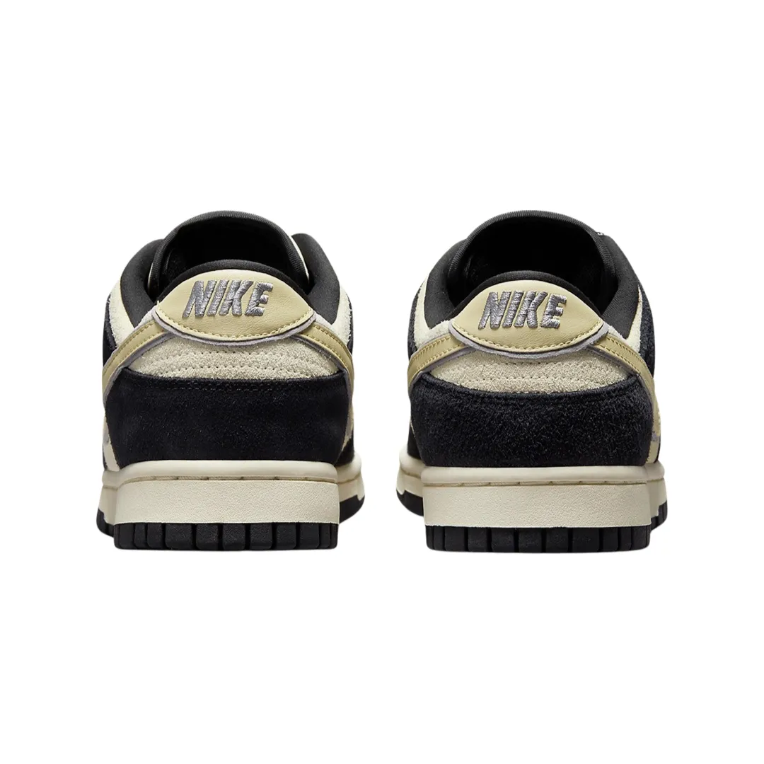 Nike Women's Dunk Low LX Black Team Gold Orange Coconut Milk Iconic Sneakers