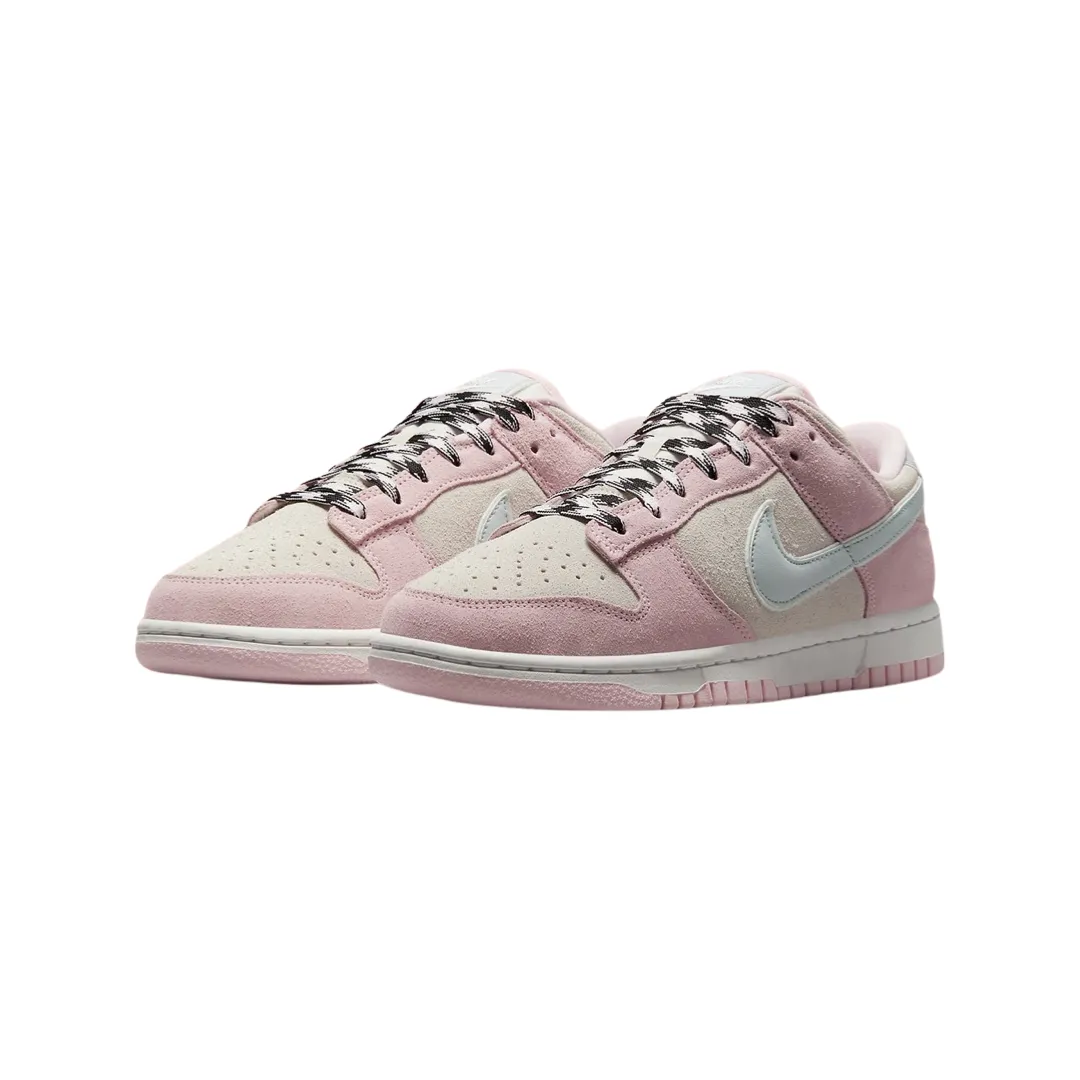 Nike Women's Dunk Low LX Pink Foam Pure Platinum Iconic Sneakers