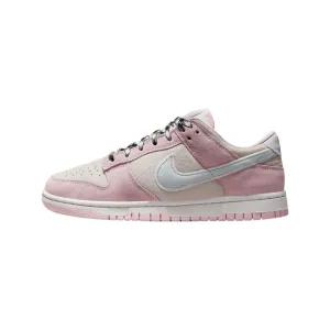 Nike Women's Dunk Low LX Pink Foam Pure Platinum Nike Dunk sneakers with classic silhouette