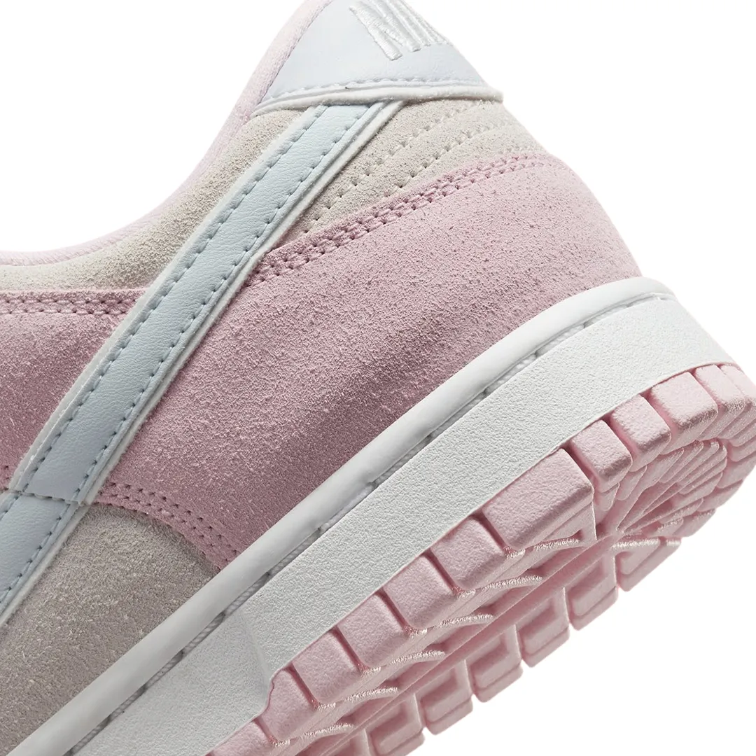 Nike Women's Dunk Low LX Pink Foam Pure Platinum Iconic Sneakers