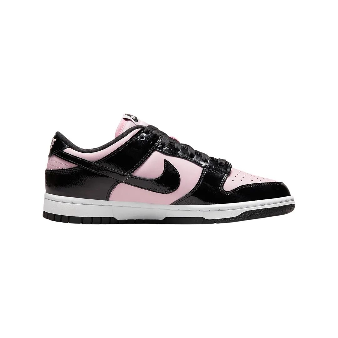 Nike Women's Dunk Low Pink Foam Black White Iconic Sneakers