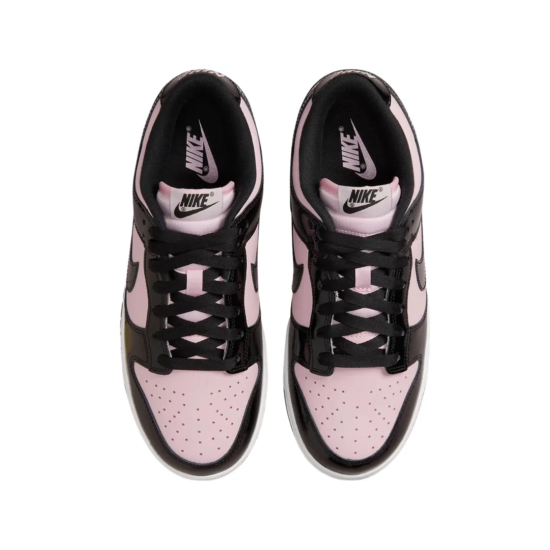 Nike Women's Dunk Low Pink Foam Black White Iconic Sneakers