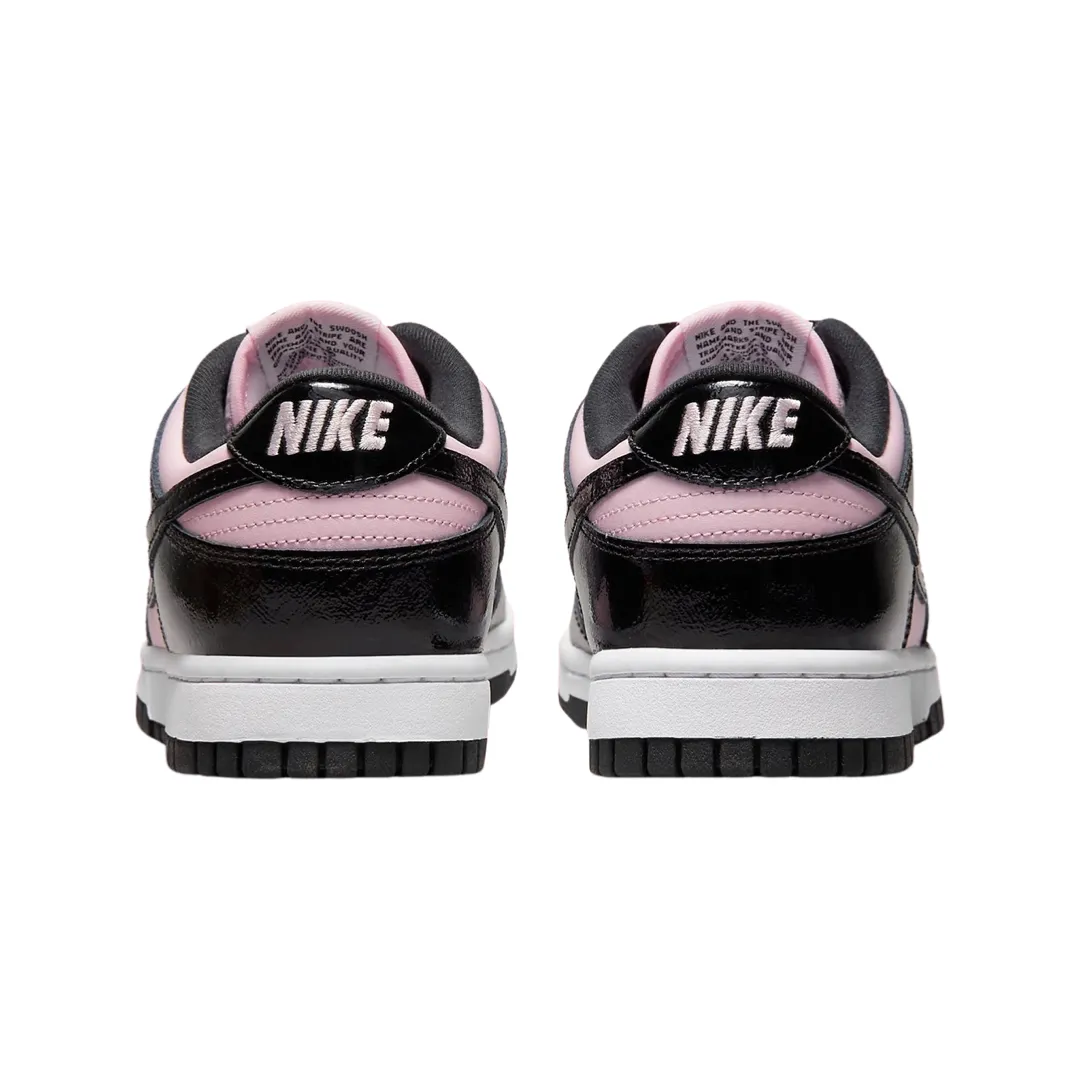 Nike Women's Dunk Low Pink Foam Black White Iconic Sneakers
