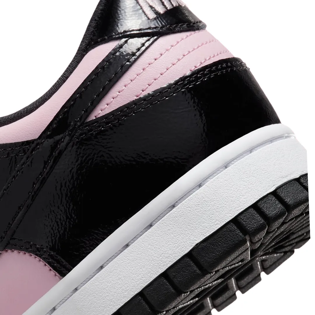 Nike Women's Dunk Low Pink Foam Black White Iconic Sneakers