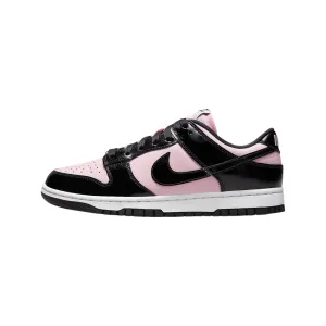 Nike Women's Dunk Low Pink Foam Black White Nike Dunk sneakers with classic silhouette
