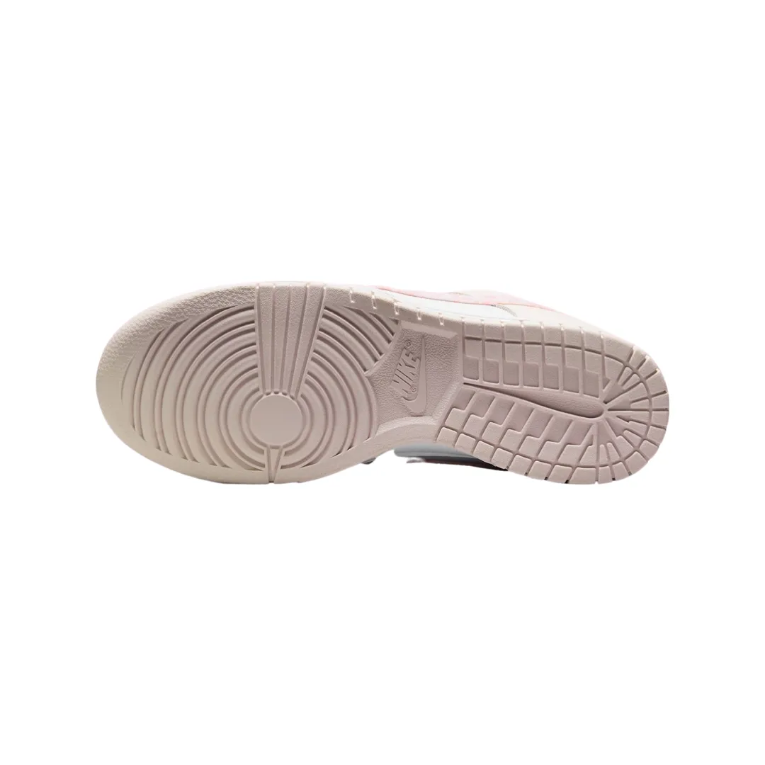 Nike Women's Dunk Low Pink Paisley White Pearl Pink Medium Soft Pink Iconic Sneakers