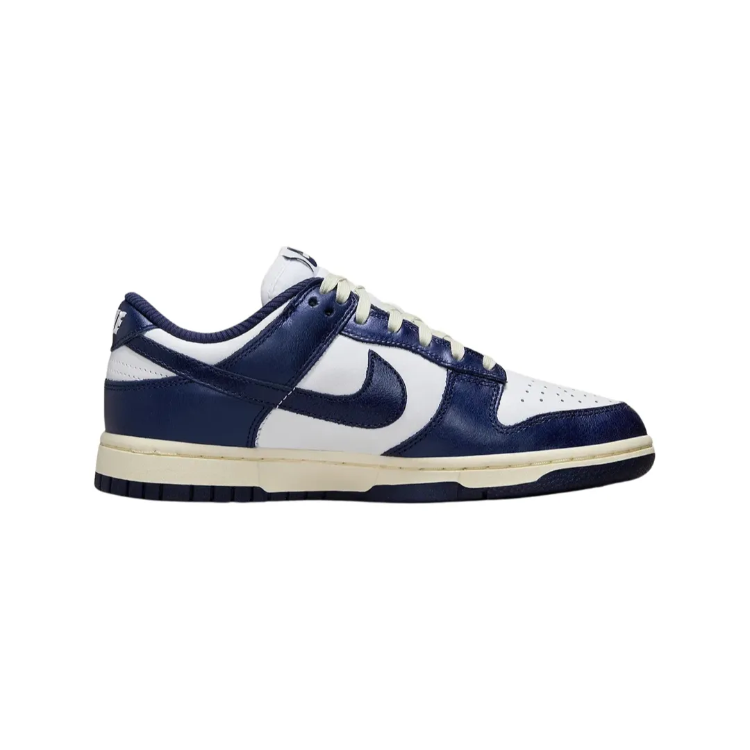 Nike Women's Dunk Low Premium Vintage Navy Iconic Sneakers