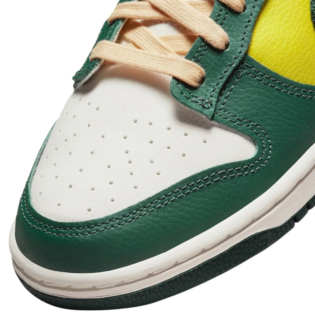 Nike Women's Dunk Low Sail Noble Green Iconic Sneakers