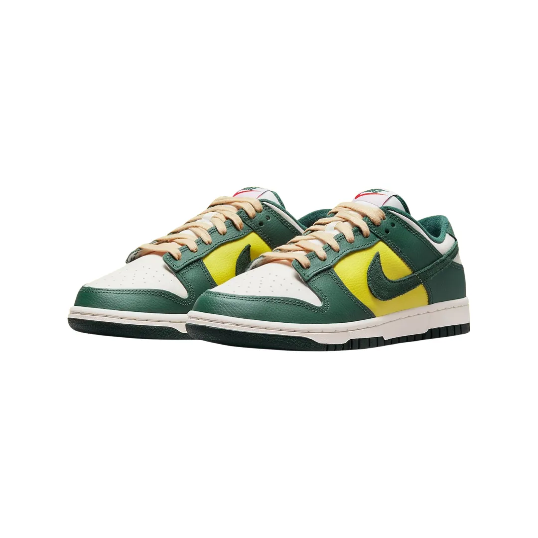 Nike Women's Dunk Low Sail Noble Green Iconic Sneakers