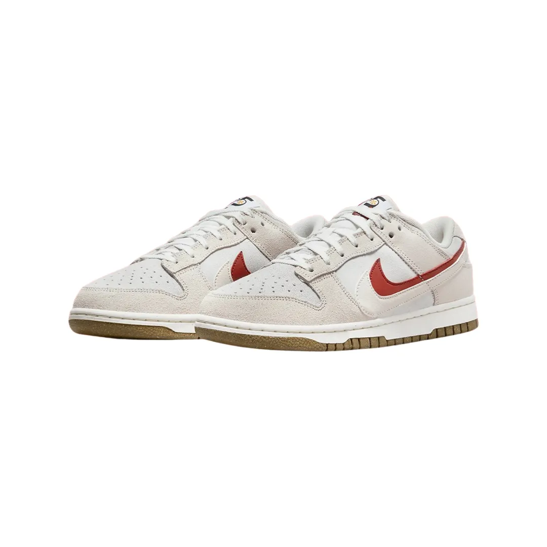 Nike Women's Dunk Low Summit White Double Swoosh Phantom Cinnabar Iconic Sneakers