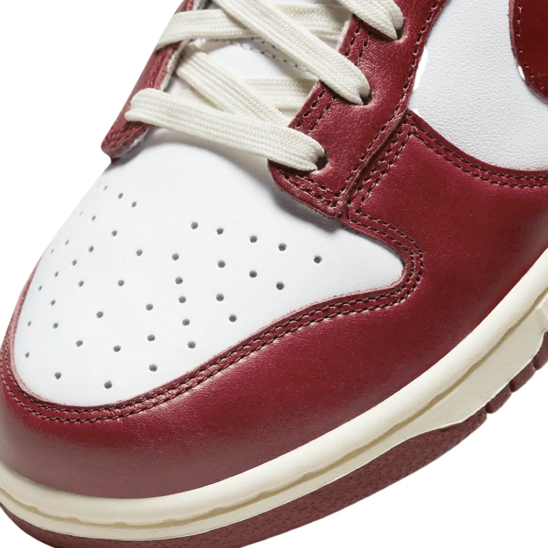 Nike Women's Dunk Low Vintage Red Iconic Sneakers