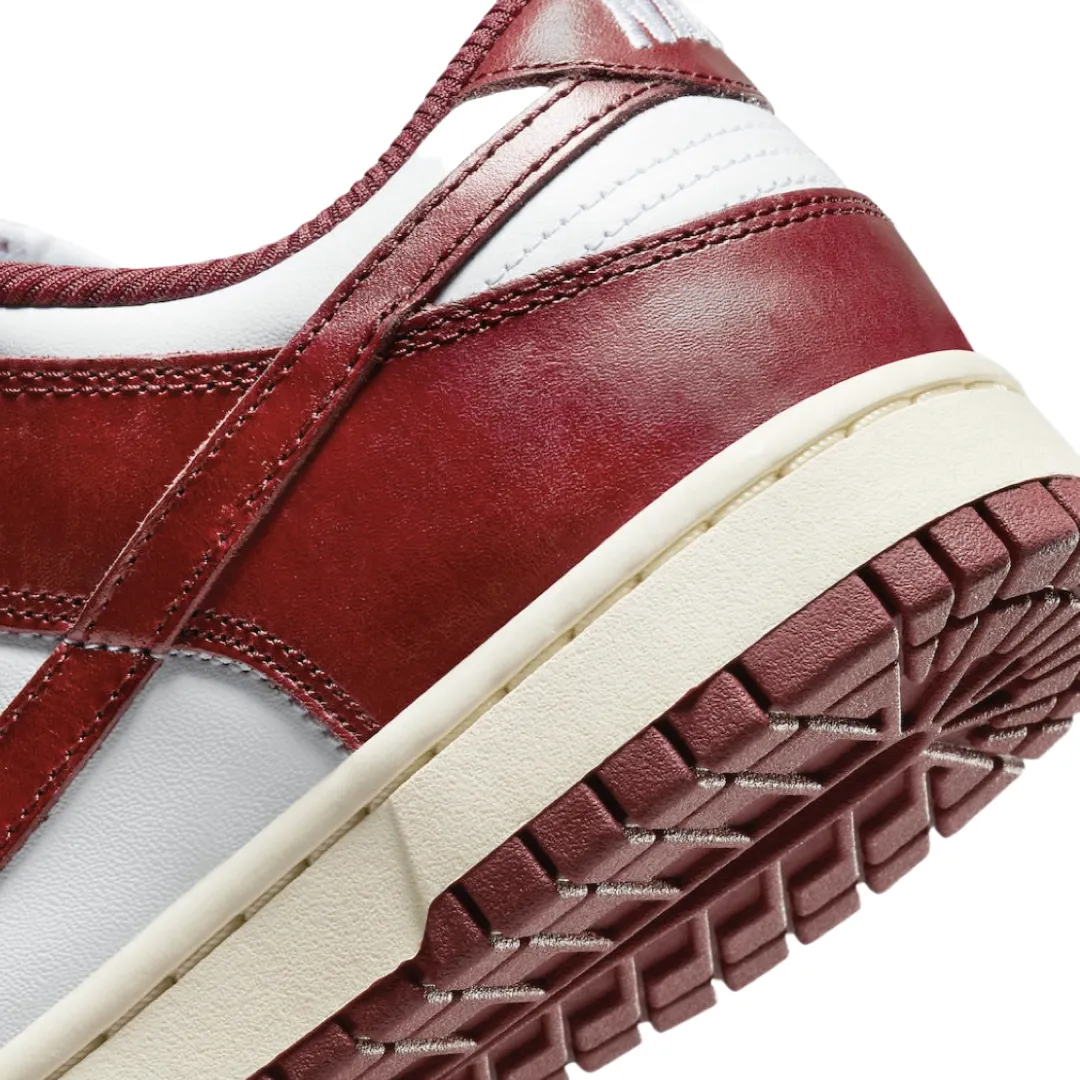 Nike Women's Dunk Low Vintage Red Iconic Sneakers
